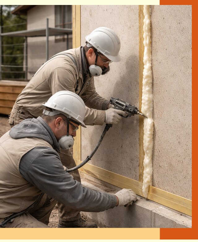 Утепление сип панелей ППУ в железнодорожном от 4922 руб. под ключ | ТепломастерЖлз