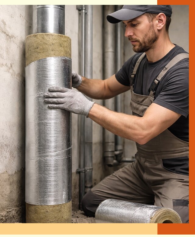 Шумоизоляция труб в железнодорожном от 1230 руб. — шумоподавление и звукоизоляция труб | ТепломастерЖлз