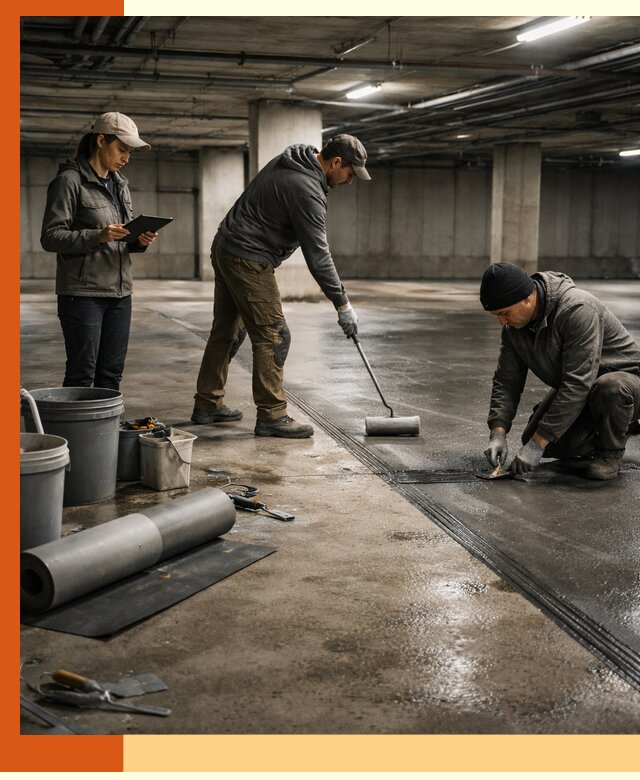 Гидроизоляция паркинга в железнодорожном: качественная защита зданий